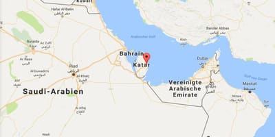 Dünya haritası üzerinde doha katar göster 
