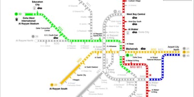 Katar metro haritası