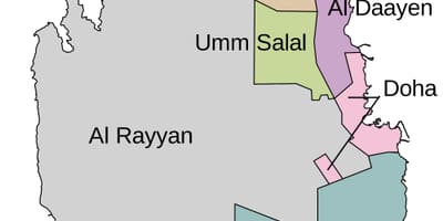 Qatar Belediyesi haritası 